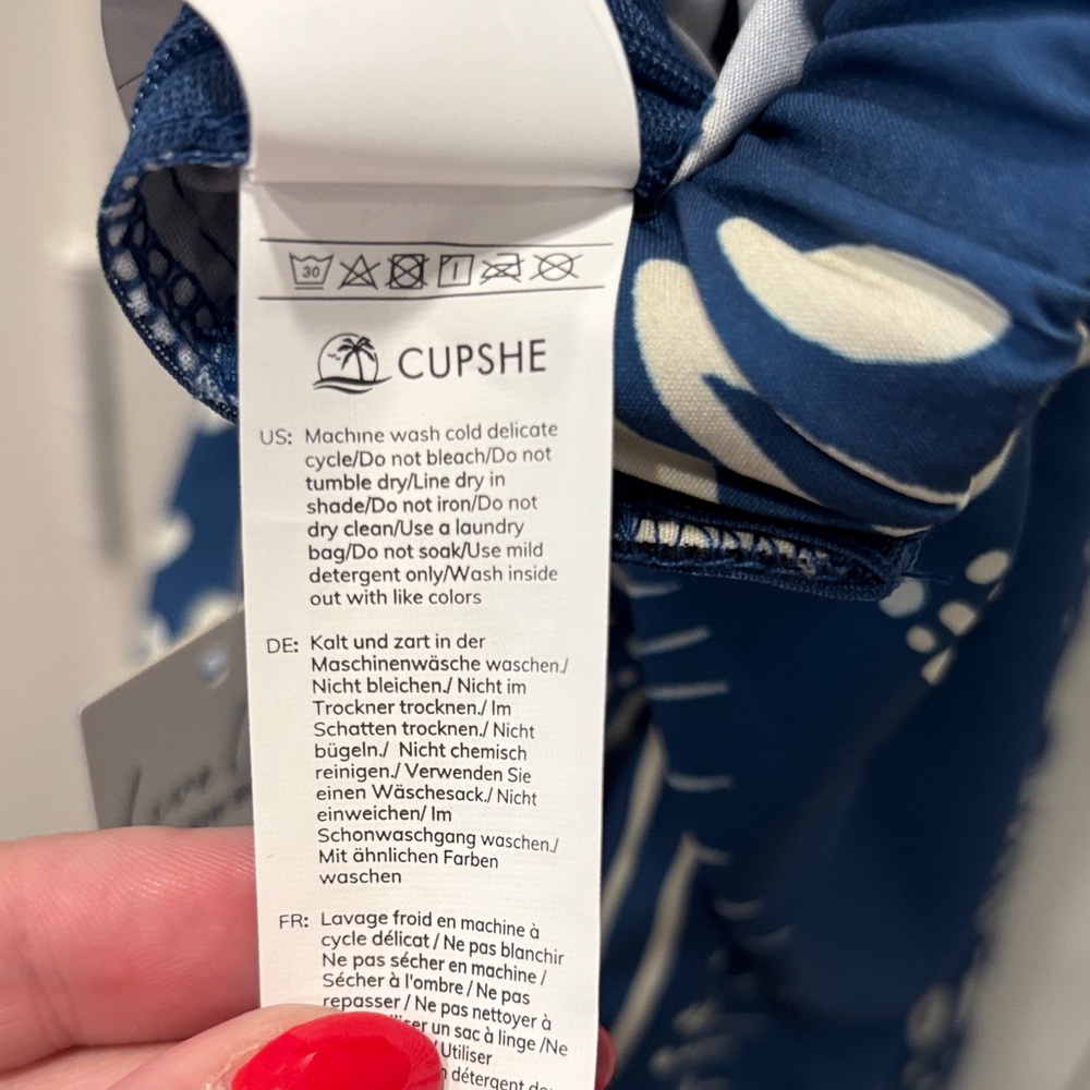 NWT Cupshe Patterned Palazzo Pants - Picture 9 of 9